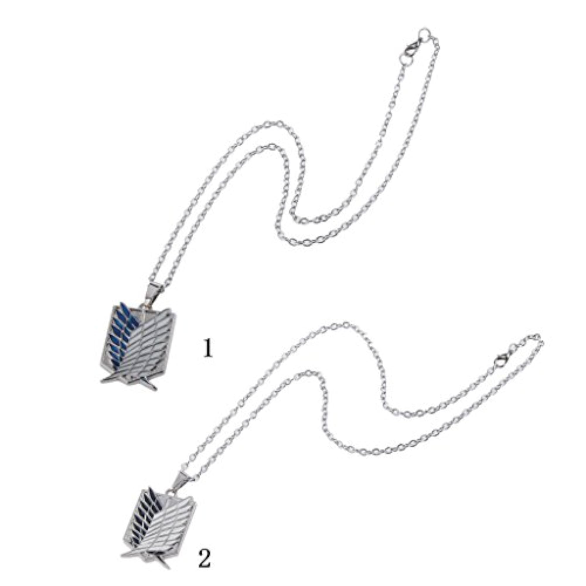 Anime Attack On Titan Badge Pendant Necklace, Gift for Fans